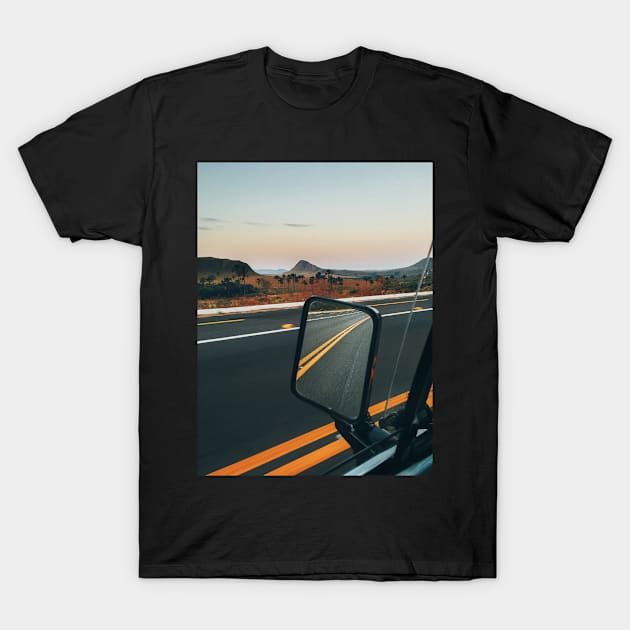 Driving Through Stunning National Park Landscape (Chapada dos Veadeiros, Brazil) T-Shirt by visualspectrum